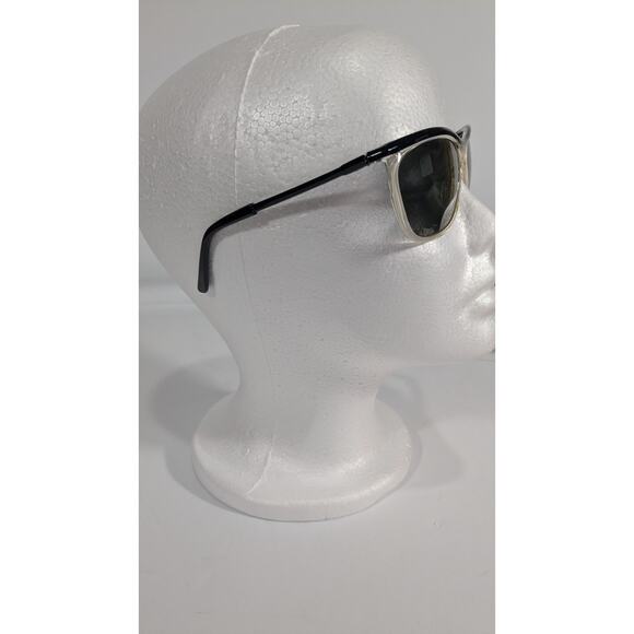 Paris France women sunglasses vintage 1980s ultra light 3 tone black white main image 9
